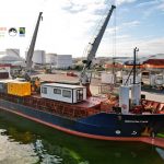 A Cosy Home being shipped to the Chatham Islands